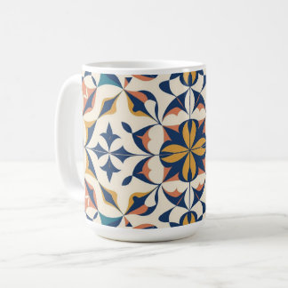 Caneca De Café Mug De Café Floral Da Boêmia Vibrante