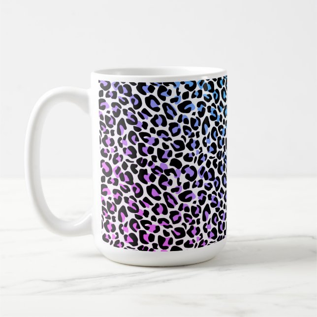 Caneca De Café Mug de café impresso do Leopardo (Esquerda)
