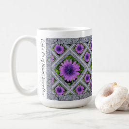 Caneca De Café Mug de café inspiracional com margaridas africanas