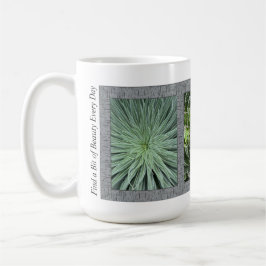 Caneca De Café Mug de café inspirado com plantas de Aloe