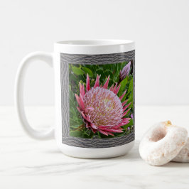Caneca De Café Mug de café inspirado com proteína rosa