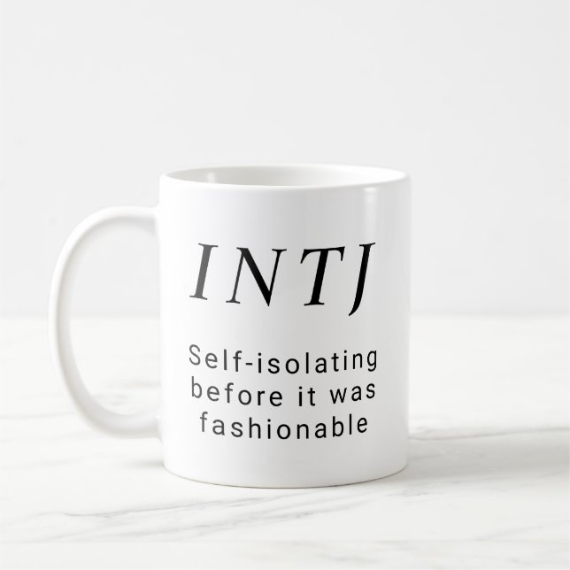 Caneca De Café Mug de café INTJ (Esquerda)