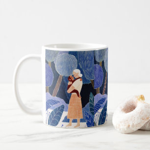 Caneca De Café Mug de Café Mãe e Filho - Arte Encantadora