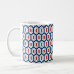 Caneca De Café Mug de café moderno geométrico de Natal<br><div class="desc">Você pode encontrar itens de coordenação adicionais em nossa coleção "Presentes de Chanucá e Menorah".</div>