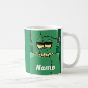 Caneca De Café Mug de café monstro do Halloween, Copa