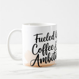 Caneca De Café Mug de café motivado pela ambição