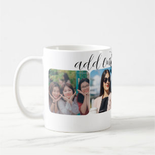 Caneca De Café Mug de café personalizado com 4 imagens