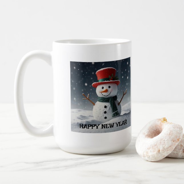 Caneca De Café Mug de café personalizado com Design moderno (Com Donut)
