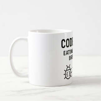 Caneca De Café Mug de café personalizado - Comendo Insetos para B