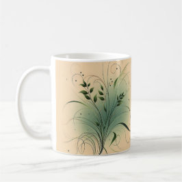 Caneca De Café Mug De Café Personalizado/Design Floral