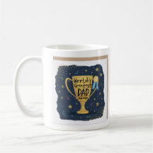 Mug de café personalizado do melhor Pai do mundo