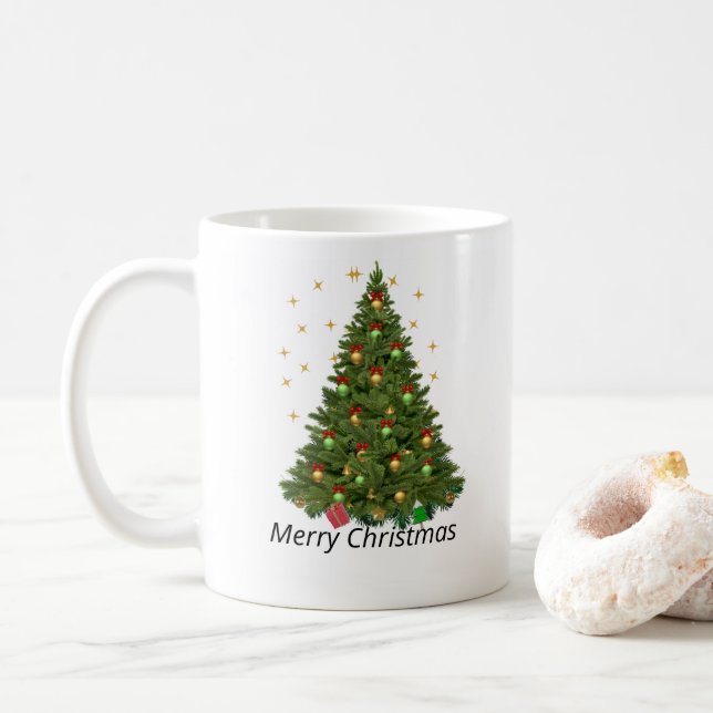 Caneca De Café Mug de café personalizável (Com Donut)