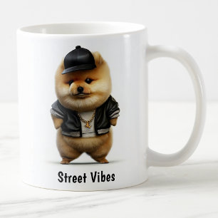 Caneca De Café Mug De Café Pomeraniano De Hip Hop