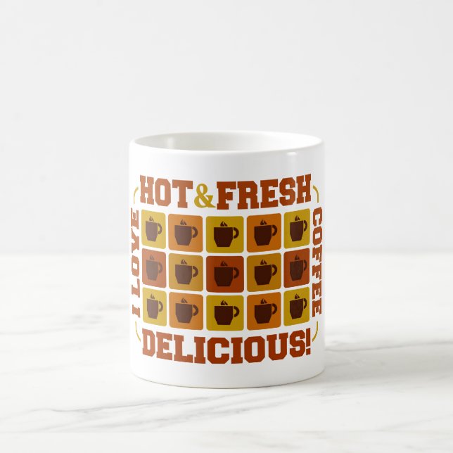 Caneca De Café Mug de café quadrado - escolha estilo e cor (Centro)