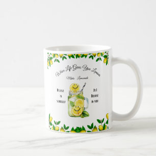 Caneca De Café Mug De Café Quando A Vida Te Dá Limões