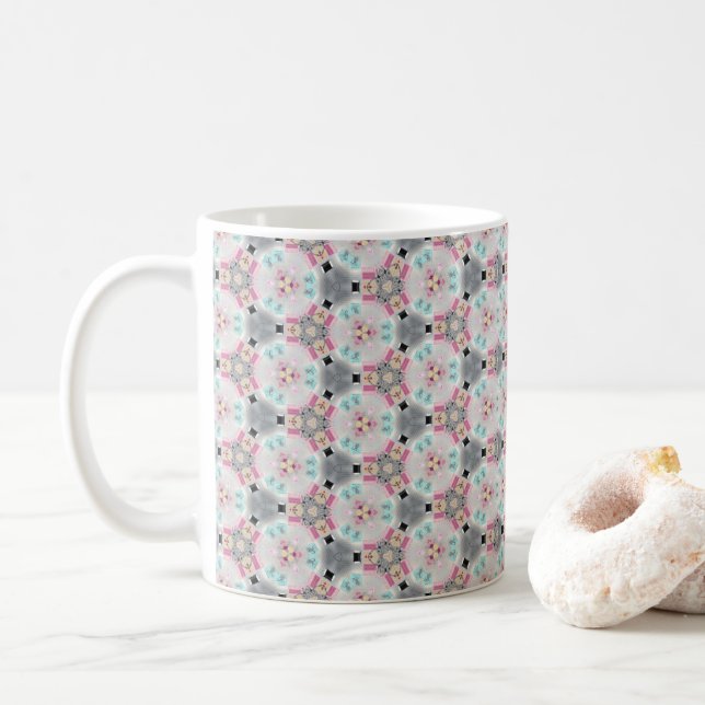 Caneca De Café Mug De Café Quinto, Silencioso, Retro Pink (Com Donut)