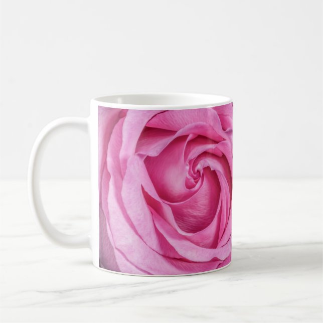 Caneca De Café Mug De Café Rosa Rosa De 2515 Rosa (Esquerda)