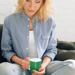 Caneca De Café Mug de café verde tradicional