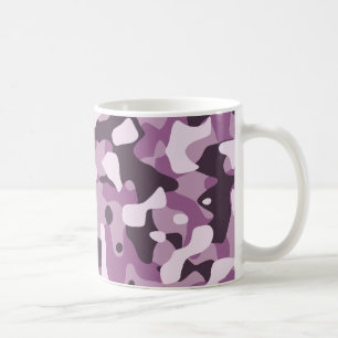 Caneca De Café Mug de Camuflagem Roxo