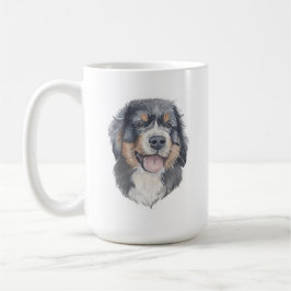 Caneca De Café Mug de Cão da Montanha Bernese | 15 oz