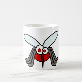 Caneca De Café Mug de caricatura de mosquito