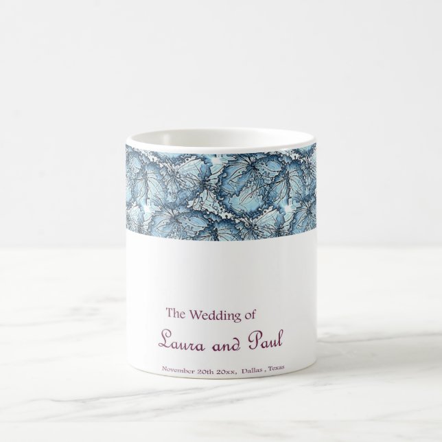 Caneca De Café Mug de Casamento Artístico (Centro)