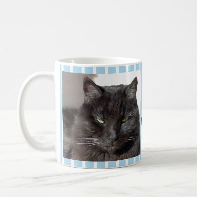 Caneca De Café Mug de Cat Personalizado (Esquerda)