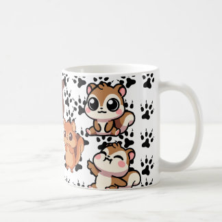 Caneca De Café Mug de chipset adorável - Design de cor e cor