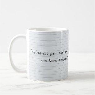 Caneca De Café Mug de citação motivacional - Inicie seu dia inspi