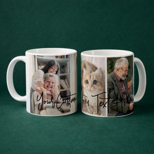 Caneca De Café Mug de Colagem de Fotografias Personalizado (Criador carregado)