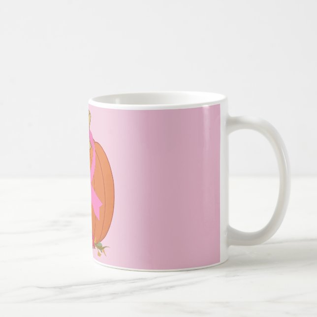 Caneca De Café Mug de Consciência do Cancer da Mama (Direita)
