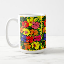 Caneca De Café Mug de cor do hibiscus