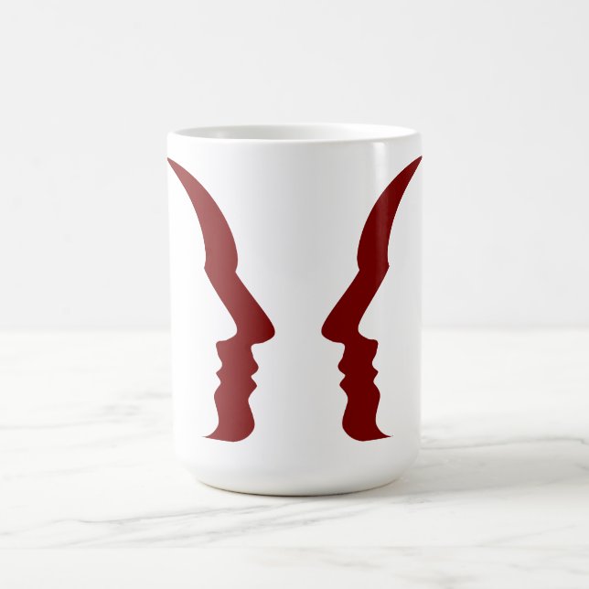 Caneca De Café Mug de crânio humano (Centro)