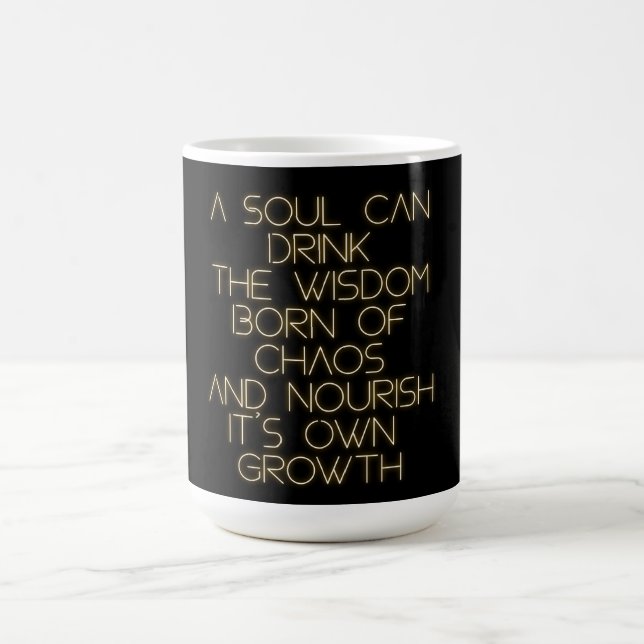 Caneca De Café Mug de Crescimento Nutricional (Centro)