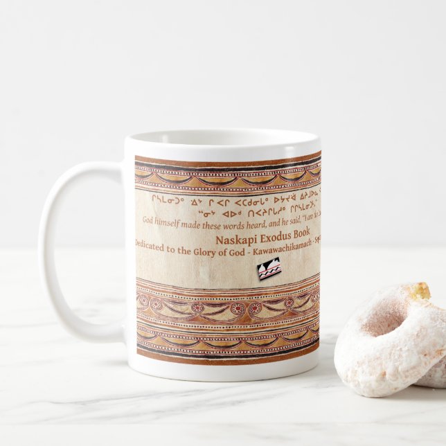Caneca De Café Mug de Dedicação do Êxodo (Com Donut)