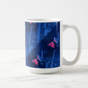 Caneca De Café Mug de design abstrato de "águas profundas #3 em 