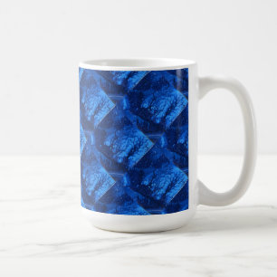 Caneca De Café Mug de design abstrato de "águas profundas #6 em 