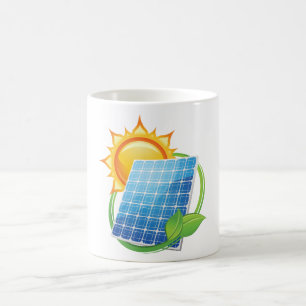 Caneca De Café Mug de energia solar