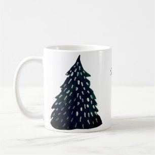 Caneca De Café Mug de Feriado de Árvore Verde
