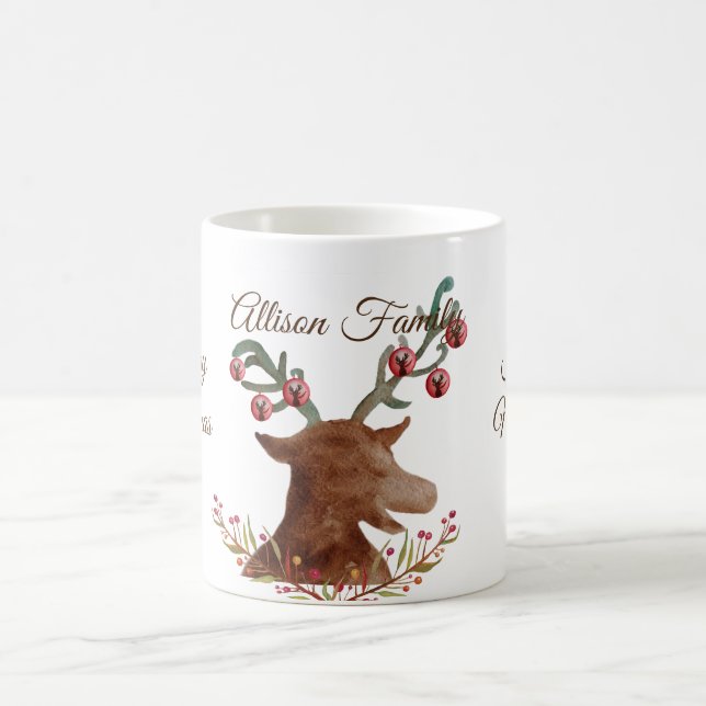 Caneca De Café Mug de Feriado Personalizado (Centro)