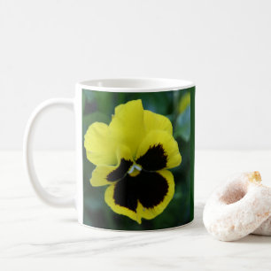 Caneca De Café Mug de Flor Amarelo Personalizado