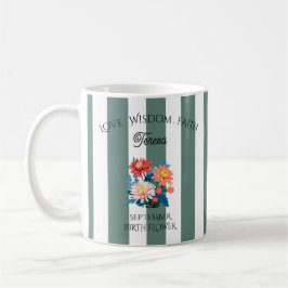 Caneca De Café Mug de Flor de Nascimento Personalizado
