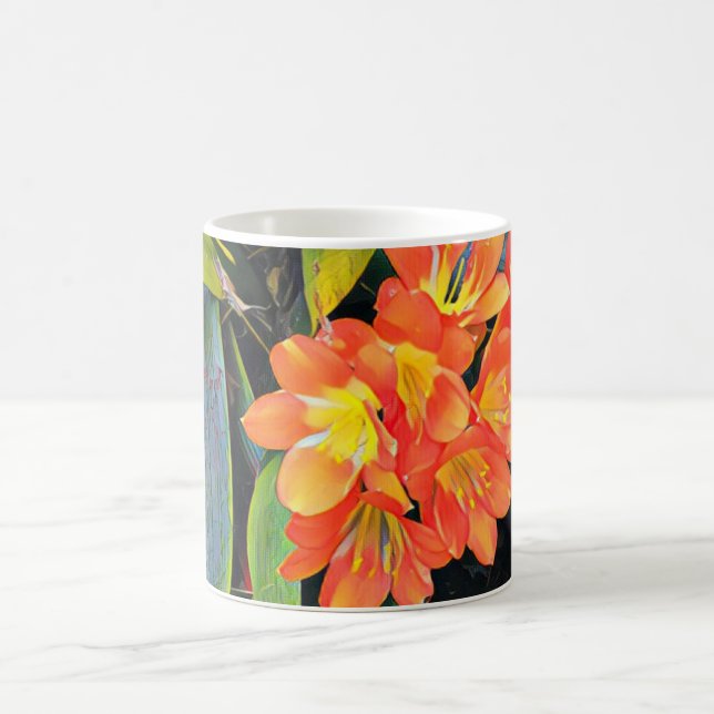 Caneca De Café Mug de Flor Tropical (Centro)