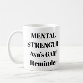 Caneca De Café Mug de Força Mental - Boost Morning Personalizado