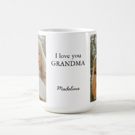Caneca De Café Mug de Foto Personalizado "Eu Amo Sua Avó"