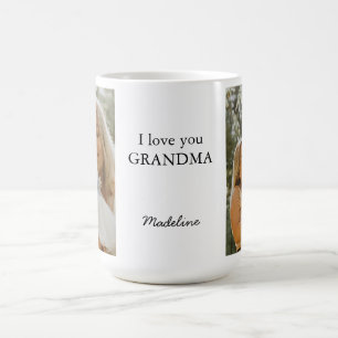 Caneca De Café Mug de Foto Personalizado "Eu Amo Sua Avó"