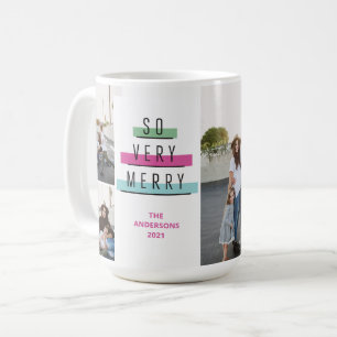 Caneca De Café Mug de Fotografia de Feriado Multifotográfico Colo