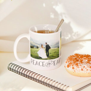 Caneca De Café Mug de Fotografia Personalizada da COR EDITÁVEL Pe