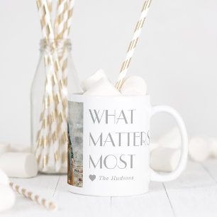 Caneca De Café Mug de Fotografia Personalizada de COR EDITÁVEL C