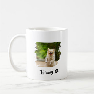 Caneca De Café Mug de Fotografia Pet Personalizado com Nome e Tip